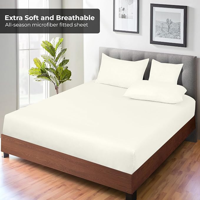 Royale Linens Fitted Sheet Twin XL - Image 4