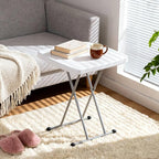 SUPER DEAL 2.5 Foot Plastic Folding Table, Indoor Outdoor Portable Heavy Duty - Image 7