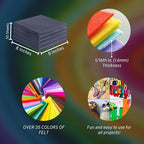 FabricLA Acrylic Felt Sheets for Crafts - Image 3