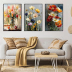 3 Pack Floral Framed Paint by Numbers Kits - Image 5