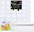 Hygloss 8 Blank Jigsaw Puzzles by HyglossProductsInc