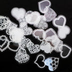 90PCS Lace Scrapbook Stickers DIY Decorative Notebook Frames Photo Album - Image 3