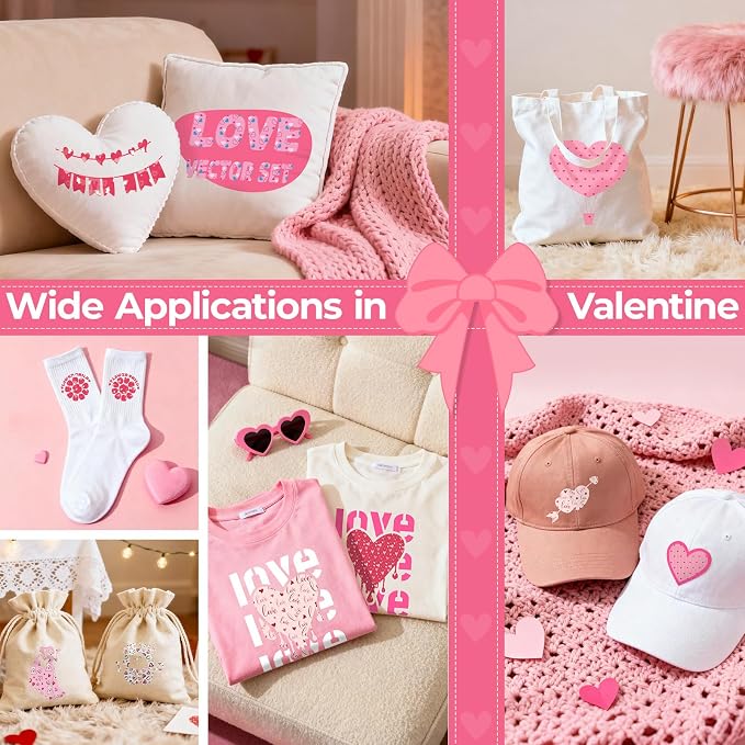 HTVRONT Valentine's Day Heat Transfer Vinyl - Image 6