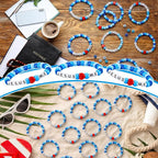 Ferreve 35 Sets Ocean Religious Bead Wristband Craft Kit Jesus Love Me Faith - Image 5