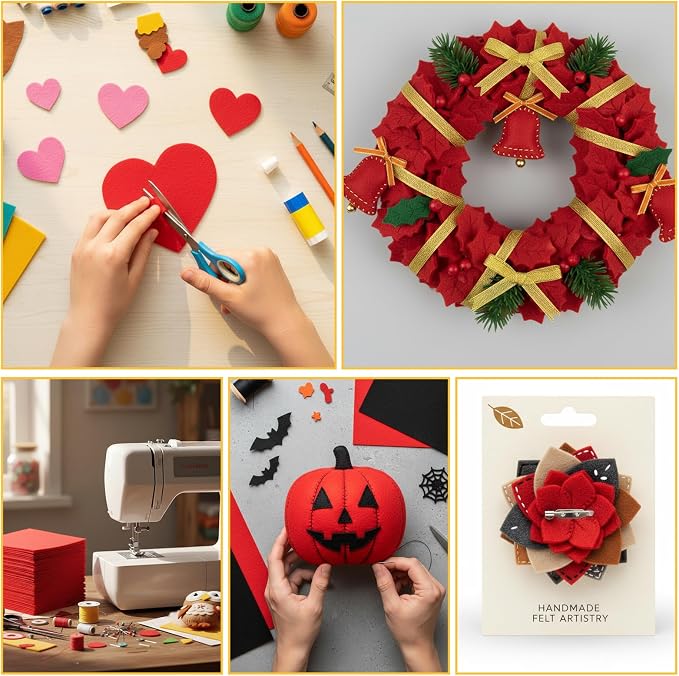 60PCS Felt Sheets Fabric - Image 5