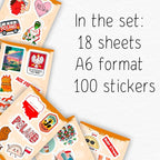 100Pcs Poland Stickers for Luggage, for Water Bottle, Polish Flag Stickers - Image 2