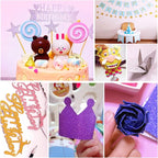 20 Sheets Glitter Decorative Cardstock Paper 30 X 20cm A4 Paper - Image 6