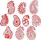 Royal Kraft Paisley Wooden Printing Stamps - Image 2