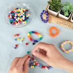 JULIMAIDONG 6500Pcs Pony Beads for Bracelets Making, 27 Colors Kandi Friendship - Image 7
