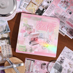 Girl's Japanese Retro Sticker Book, Nostalgic Theme - Image 2