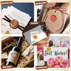 Wax Seal Stamp Kit 10PCS Wax Stamp Heads and 1PCS Wooden Handle Vintage Classic - Image 4