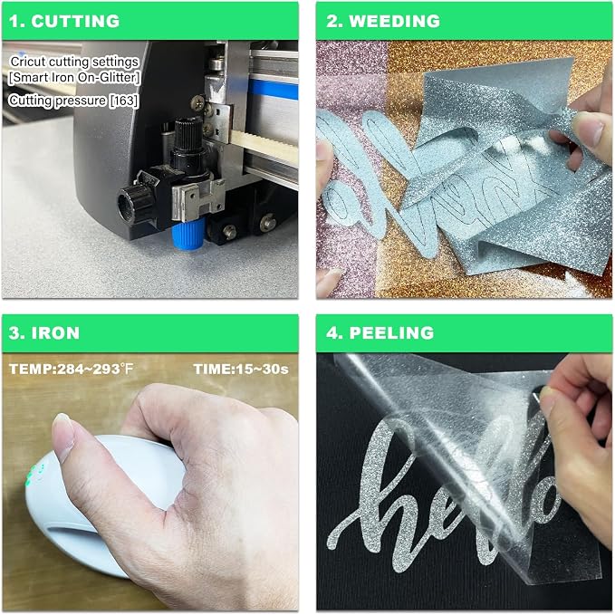Glitter HTV Heat Transfer Vinyl Rolls - Image 5