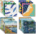 Origami Paper Kit 100 Sheets 6 Inch Square Double Sided Color 20 Vivid Colors - Image 2