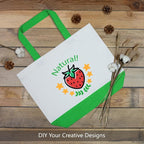 TOPDesign 3-Pack Super Strong Large 12oz Cotton Canvas Tote Bags, Reusable - Image 3