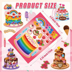 32 Sheets Create Cake of Dreams Stickers, Make Your Own Cake Stickers - Image 3