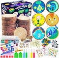 KIRKOTOY Wooden Crafts Kit for Kids-Glow in The Dark-Arts & Crafts Gifts for by KIRKOTOY
