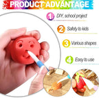 LINPHCEY Air Dry Clay Tools for Kids Ages 8+ Pottery Clay Tool Kit Plastic Clay - Image 4