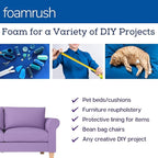 FoamRush 1"x 36" x 36" Gel Cooling Memory Square Foam Cushion, Upholstery Foam - Image 5