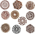 Royal Kraft Round Wooden Printing Stamps by RoyalKraft