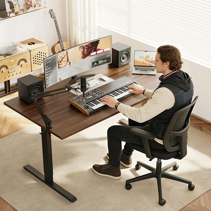 Agilestic Electric Standing Desk, 55 x 28 Inches Height Adjustable Desk - Image 2