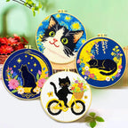 Zhenqing Cat Stamped Cross Stitch Kits - Image 2