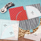 3 Set Drunkards Road Quilting Templates Large Quilting Rulers and Templates - Image 4