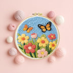 JOZYSH DIY Punch Needle Kits for Beginners Cute Cartoon Butterflies by Unknown