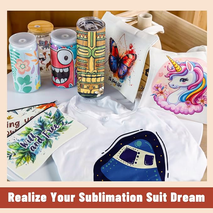 Joyclub 5 PCS Unisex Sublimation Blanks Bulk Polyester T Shirts - Image 7