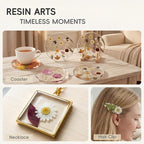 LUXEEASE 100P Vintage Cream Brown Dried Pressed Flowers | Earthy warm palette - Image 4