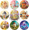 8-Pack Diamond Art Coaster Kit by DOZEEZOP