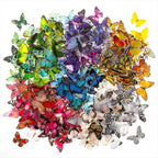 COMNICO Butterfly Stickers PET Waterproof Transparent Colorful Resin Decals - Image 7