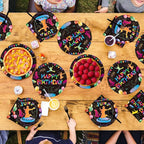 96 Pcs Trampoline Jump Birthday Party Decoration Trampoline Bounce Plates and - Image 8