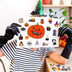 300Pcs Halloween Foam Stickers, Self-Adhesive Ghost Pumpkin Spider Stickers - Image 4