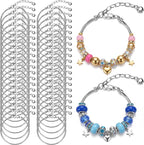 Hicarer 27 Pieces Snake Charm Bracelet Chain Adjustable Charm Bracelet Chain by Hicarer