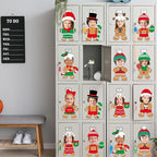 60pcs Christmas Theme Cutouts Gingerbread Man Bulletin Board Decoration Xmas - Image 5