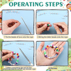 Tondiamo 24 Sets Back to School Gifts Friendship Bracelet Making Kit - Image 4