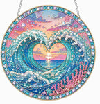 JJFox Diamond Art Hanging Kit for Adult, Special Shaped Rhinestone, DIY Acrylic by JJFox