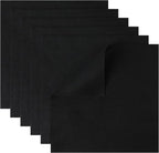 HaoFeiJH 6 Pcs Black Soft Felt Fabric Sheets by HaoFeiJH