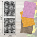 Hying Wood Grain Plastic Embossing Folders - Image 2