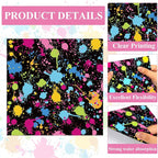48Pcs Neon Glow in the Dark Paper Dessert Plates and Napkins Neon Party - Image 4
