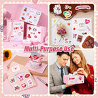 24 Sheets Valentine Stickers for Kids - Image 5