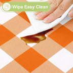 Smiry Plastic Table Cloth, Waterproof Vinyl Tablecloth - Image 3