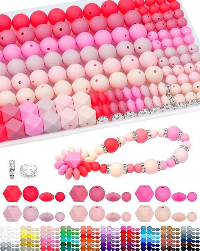 FIVEIZERO 172PCS Silicone Beads by FIVEIZERO