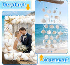 QEQEKAKA 60PCS Sea Shells for Crafts1.5''-2'' White Small Seashells Clam - Image 5