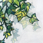 Original Hand Drawn Stained Glass Window Hanging Cling - Image 2