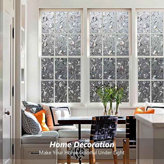 Kromapolis Window Film, Window Privacy Film Frosted, Vinyl Glass Covering - Image 2