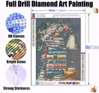 Book Flower Diamond Art Kits for Adults, DIY 5D Vintage Diamond Painting Kits - Image 5