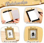 Vicenpal 3 Pcs Tiny Picture Ornate Frames 2.5 x 3.5 Inch Small Vintage Oval - Image 6