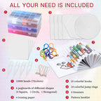 QUEFE Fuse Beads Kit 15000 Pcs 72 Colors 5mm Beads Craft Kit Including Pegboard - Image 2