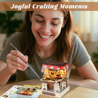 Flever Dollhouse Miniature DIY House Kit Creative Room - Image 5